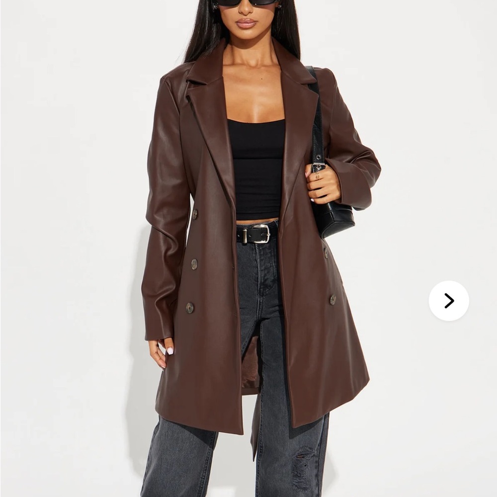Fashion Nova Chocolate Trench Coat